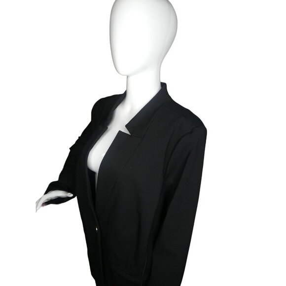 Eloquii The Ultimate Stretch Black One Button Blazer Women's 24 - Picture 3 of 6